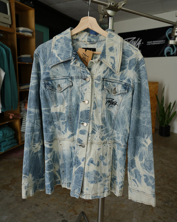 Up-Cycled Denim Jacket - Large