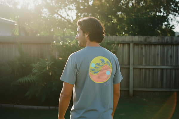 Sun Moon Ocean - SUPIMA Cotton Tee Shirt
