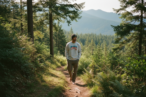 Mountain Road - Organic Cotton Crewneck Sweatshirt